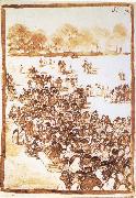 Crowd in a Park Francisco Goya